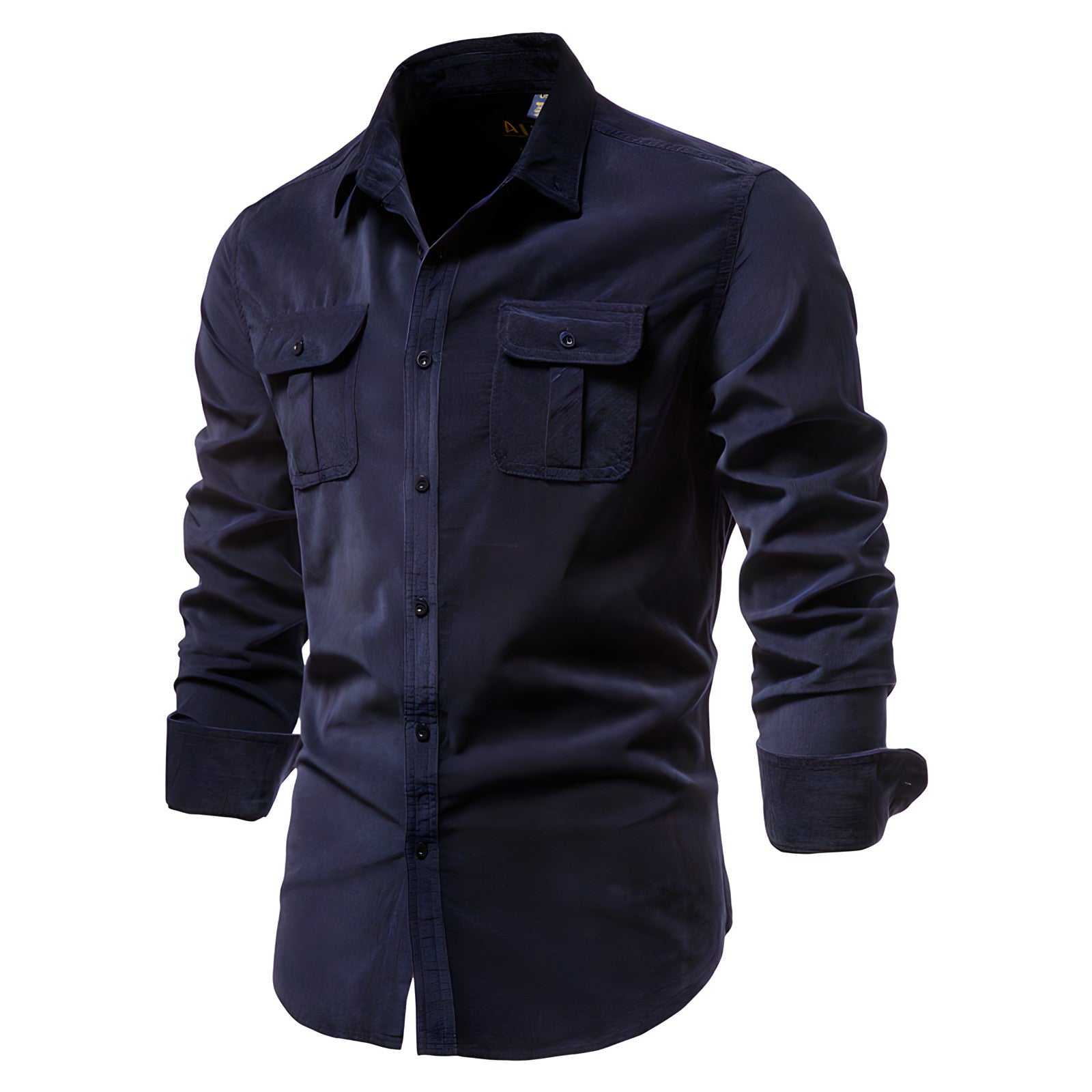 Men's casual shirt lightweight long sleeve - versatile fashionable wear for everyday style