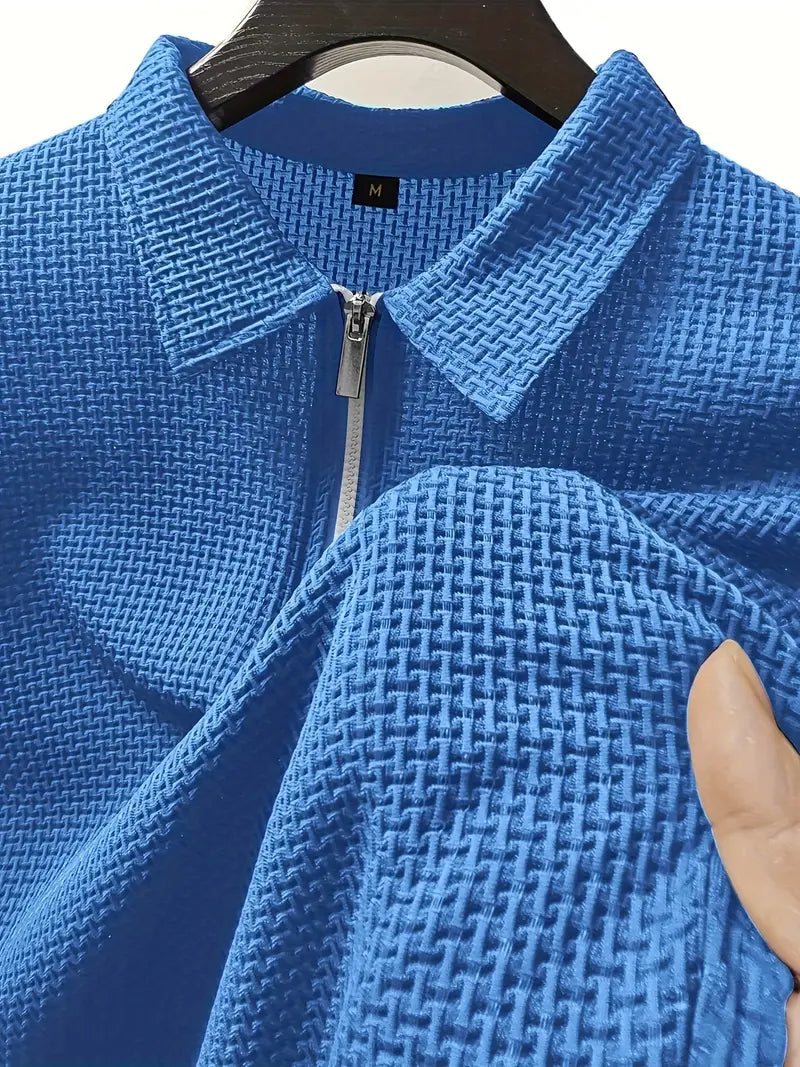 Polo shirt with zip detail - versatile men’s casual polo for various occasions