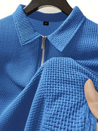 Polo shirt with zip detail - versatile men’s casual polo for various occasions