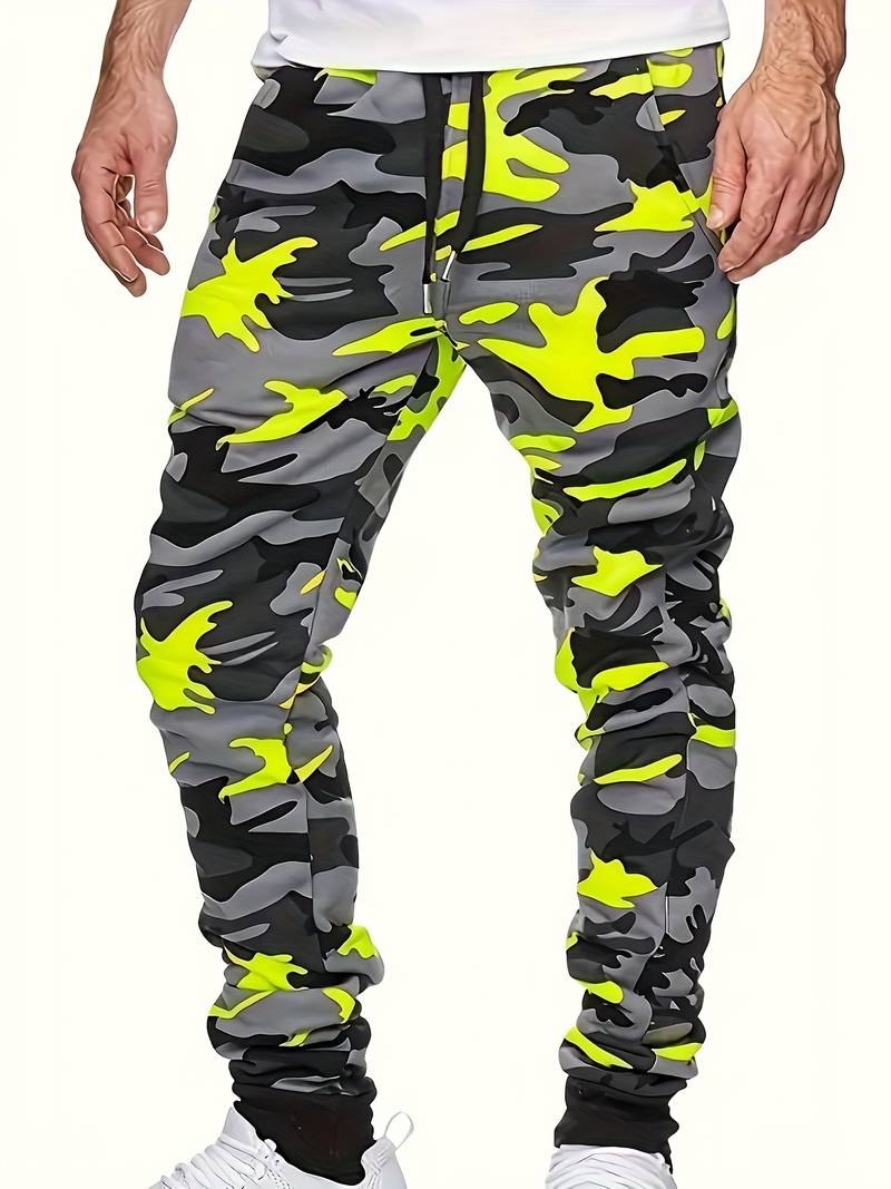 Men’s Camo Trousers – Casual Jogging Style with Comfort