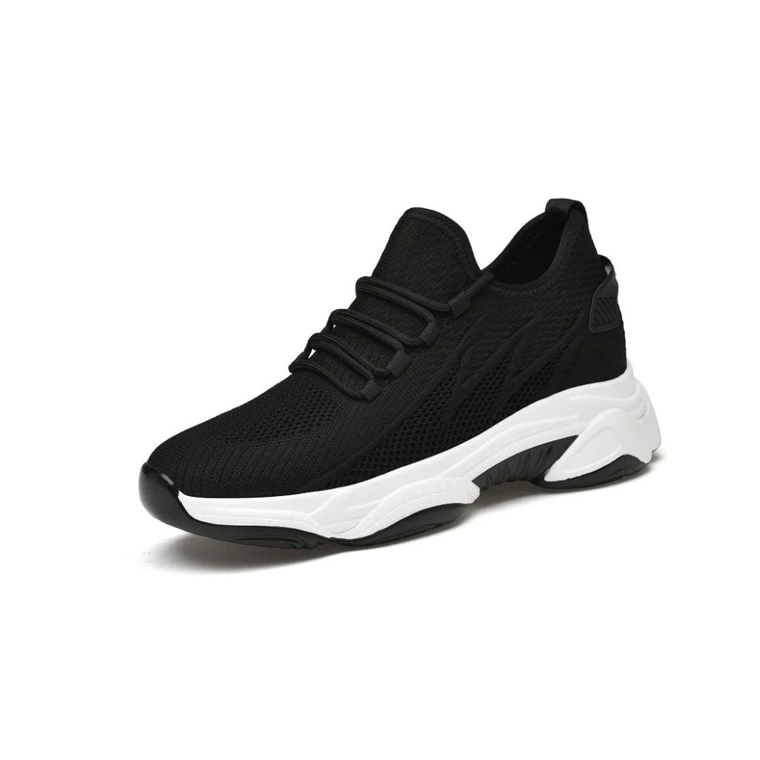 Men's running shoes breathable mesh trainers - lightweight footwear for everyday use