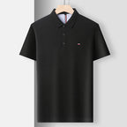 Men's polo shirt classic cotton casual attire - short sleeve everyday wear