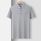 Men's polo shirt classic cotton casual attire - short sleeve everyday wear