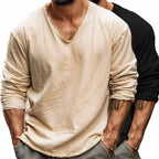 Men's long-sleeve casual top - versatile everyday wear