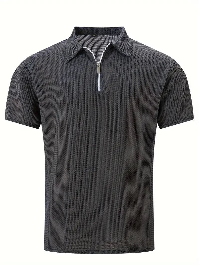 Polo shirt with zip detail - versatile men’s casual polo for various occasions