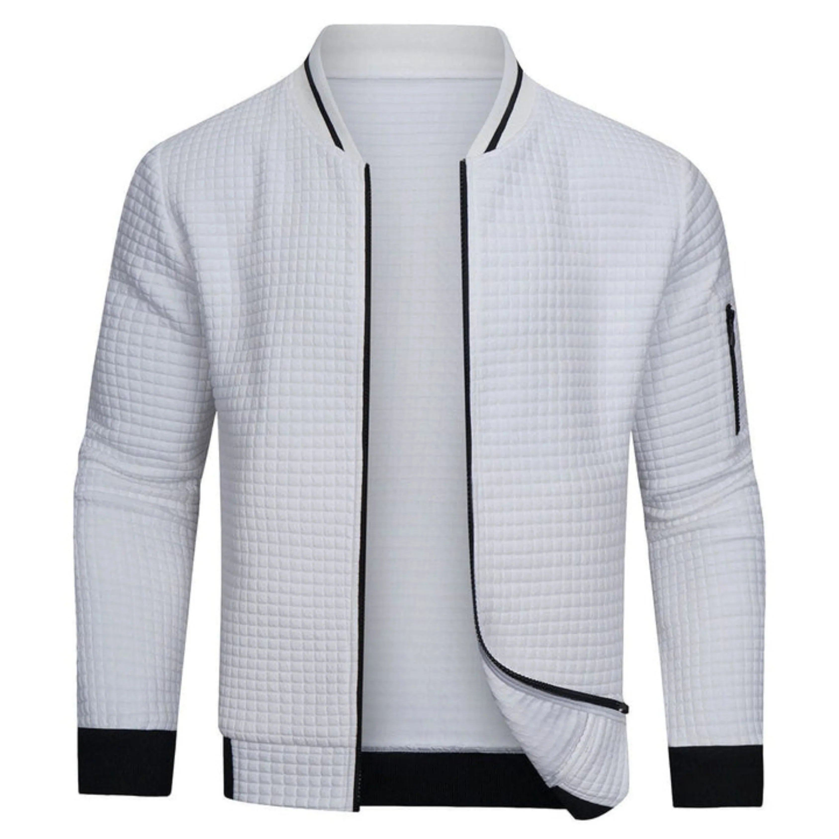 Men’s Quilted Bomber Jacket – Stylish Everyday Wear