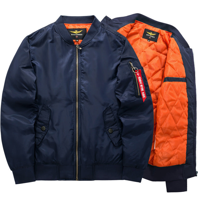 Men’s Quilted Bomber Jacket – Lightweight & Stylish