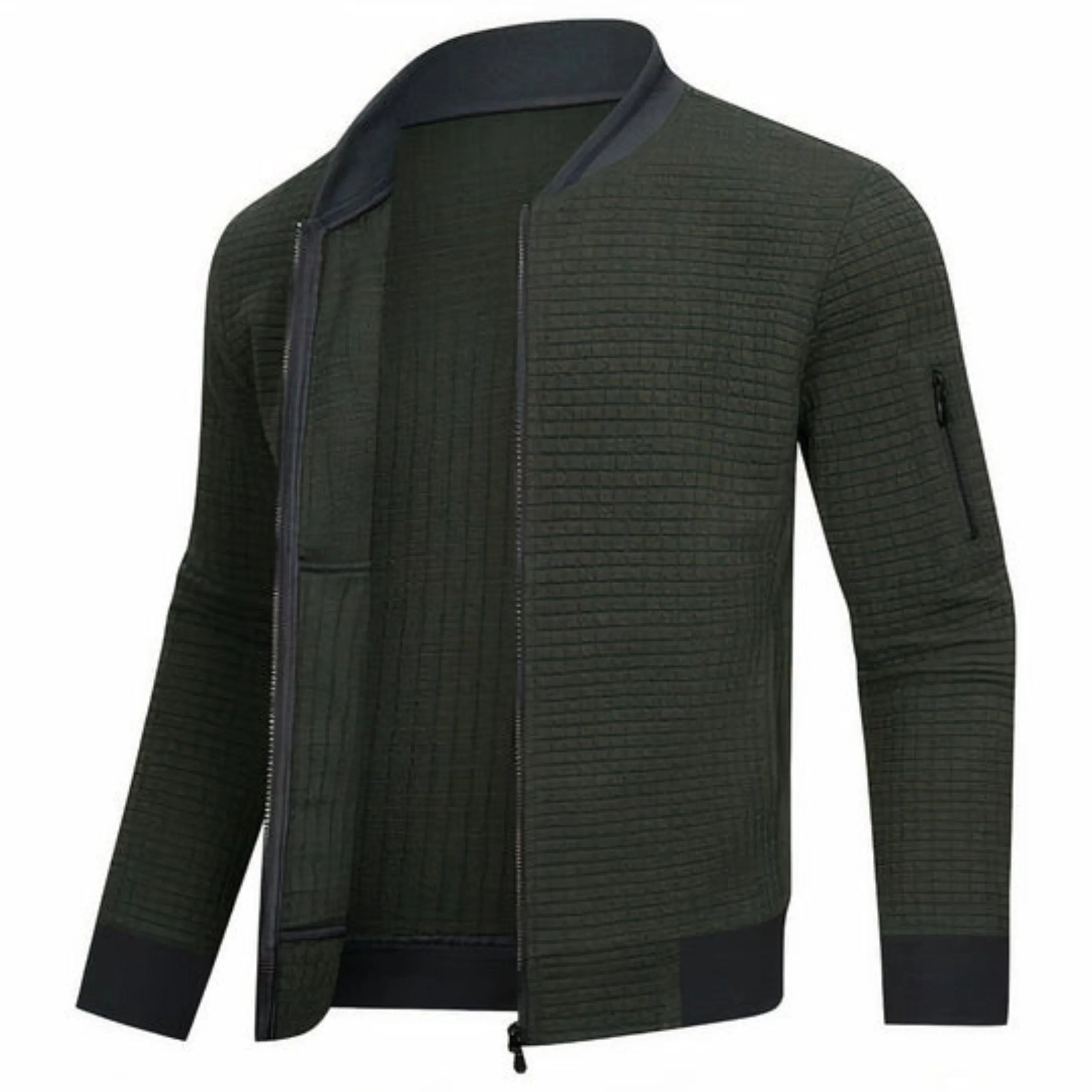 Men’s Quilted Bomber Jacket – Stylish Everyday Wear