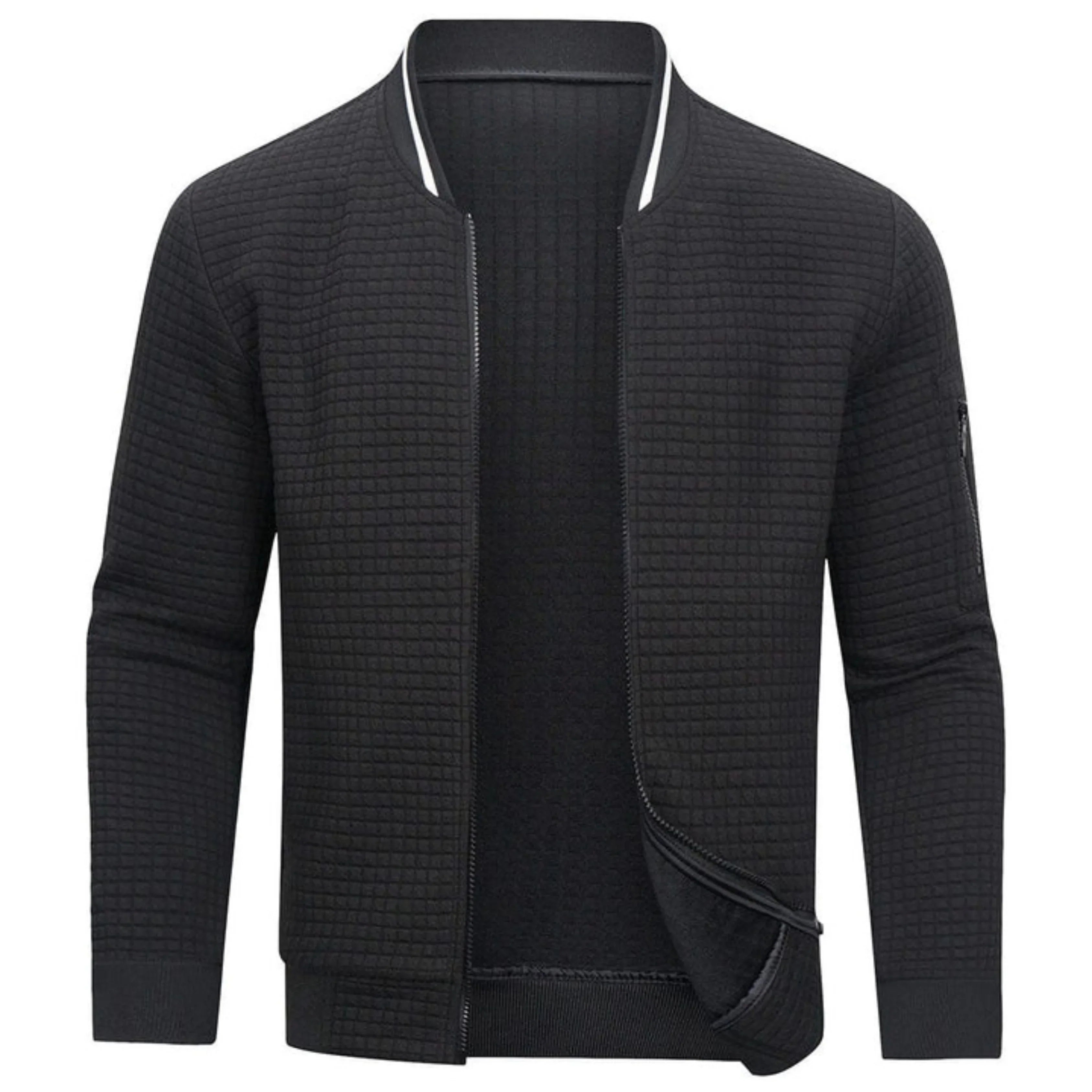 Men’s Quilted Bomber Jacket – Stylish Everyday Wear