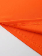 Men's casual t-shirt soft cotton blend orange - ideal for every day wear and relaxed outings