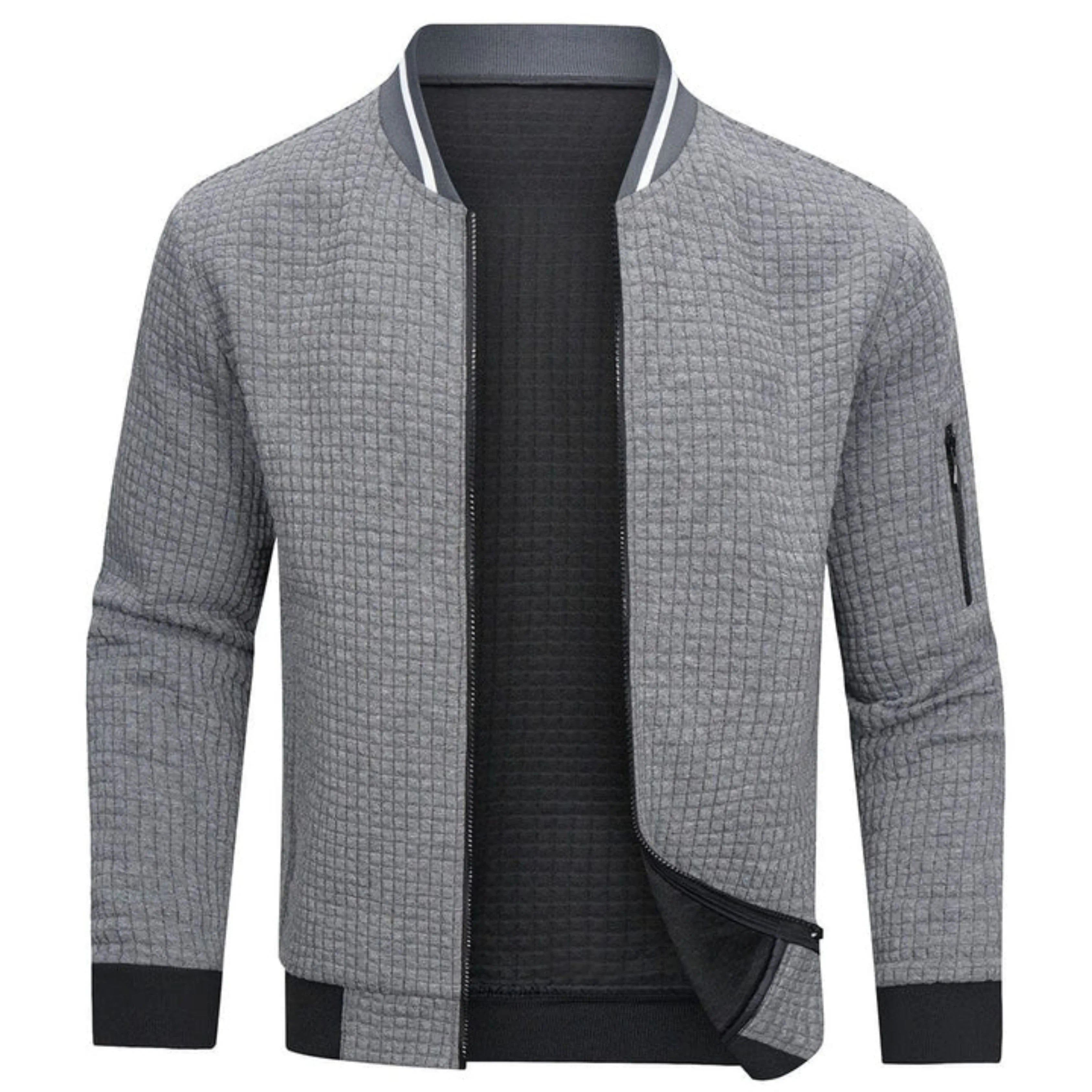 Men’s Quilted Bomber Jacket – Stylish Everyday Wear