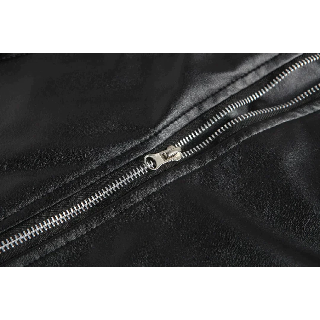 Men’s Leather Biker Jacket – Rugged Weekend Style