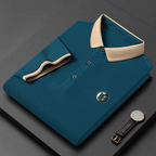 Men's polo shirt - classic short sleeve t-shirt for everyday wear