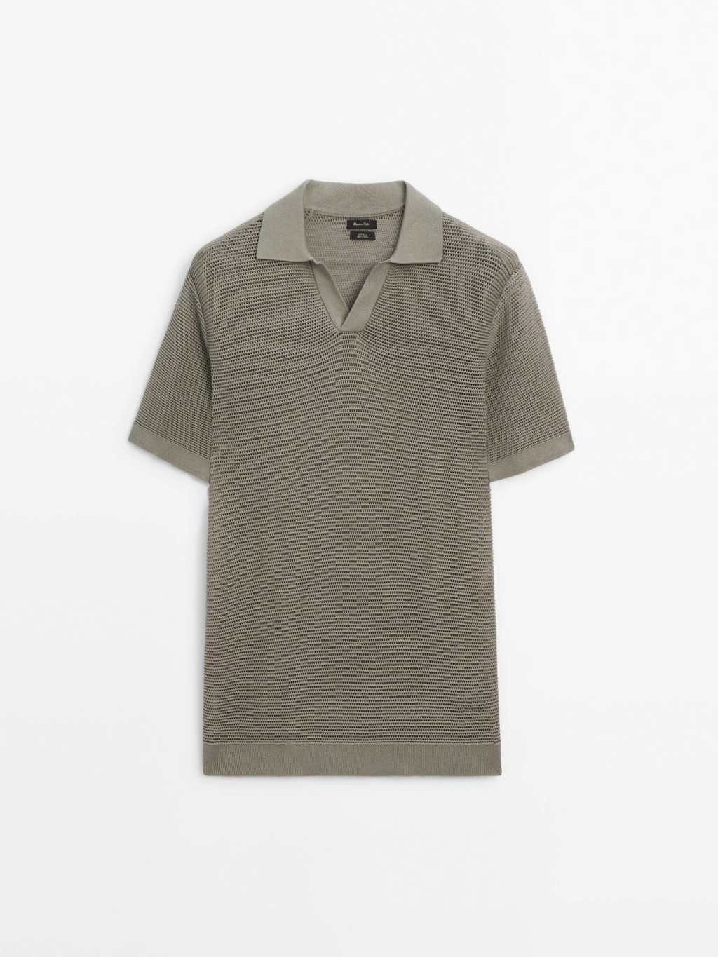 2-piece cozy fit polo shirt and trousers set - men’s casual ensemble in olive green