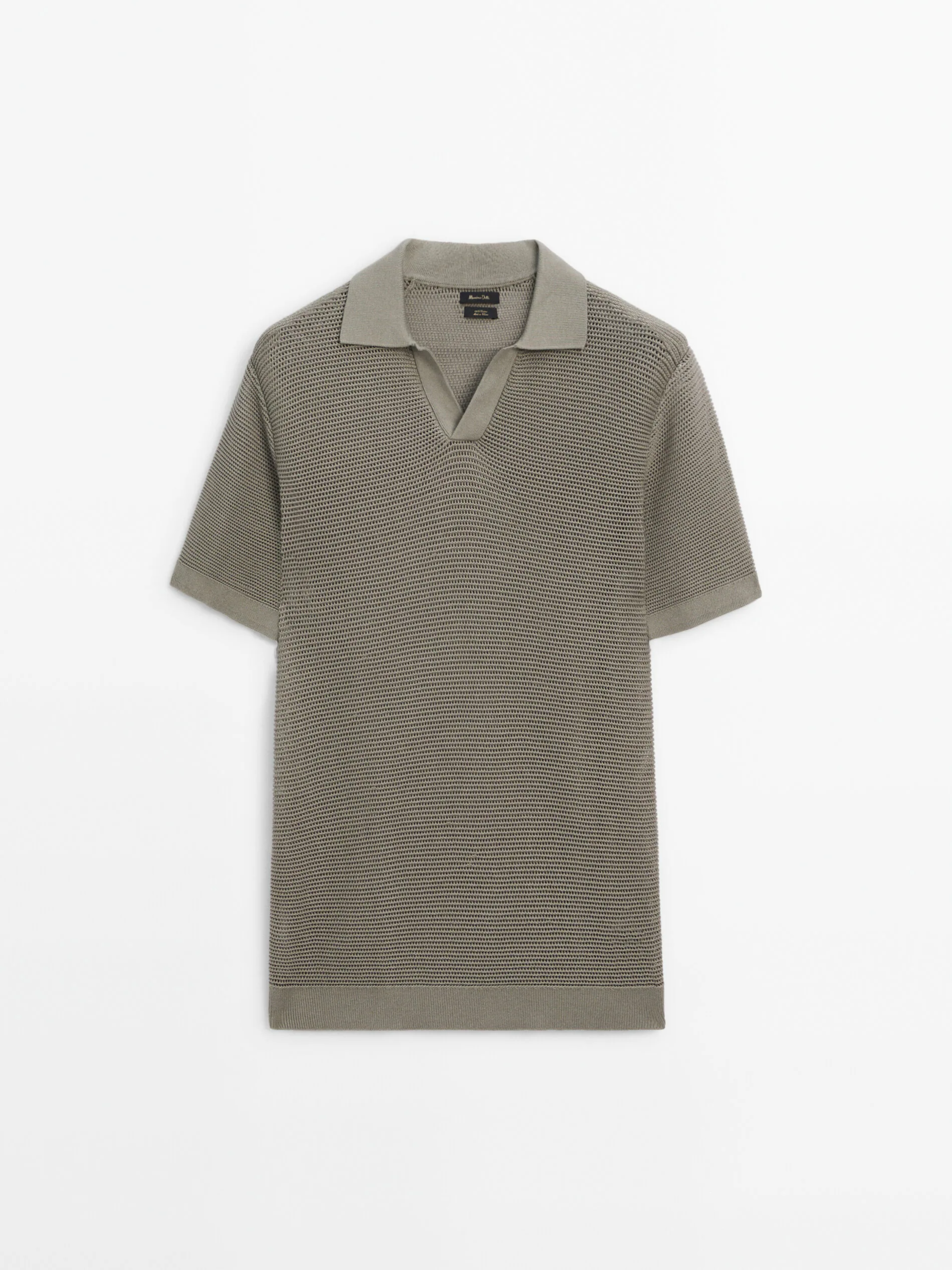 2-piece cozy fit polo shirt and trousers set - men’s casual ensemble in olive green