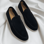 Men's suede loafers - versatile slip-on shoes for casual wear