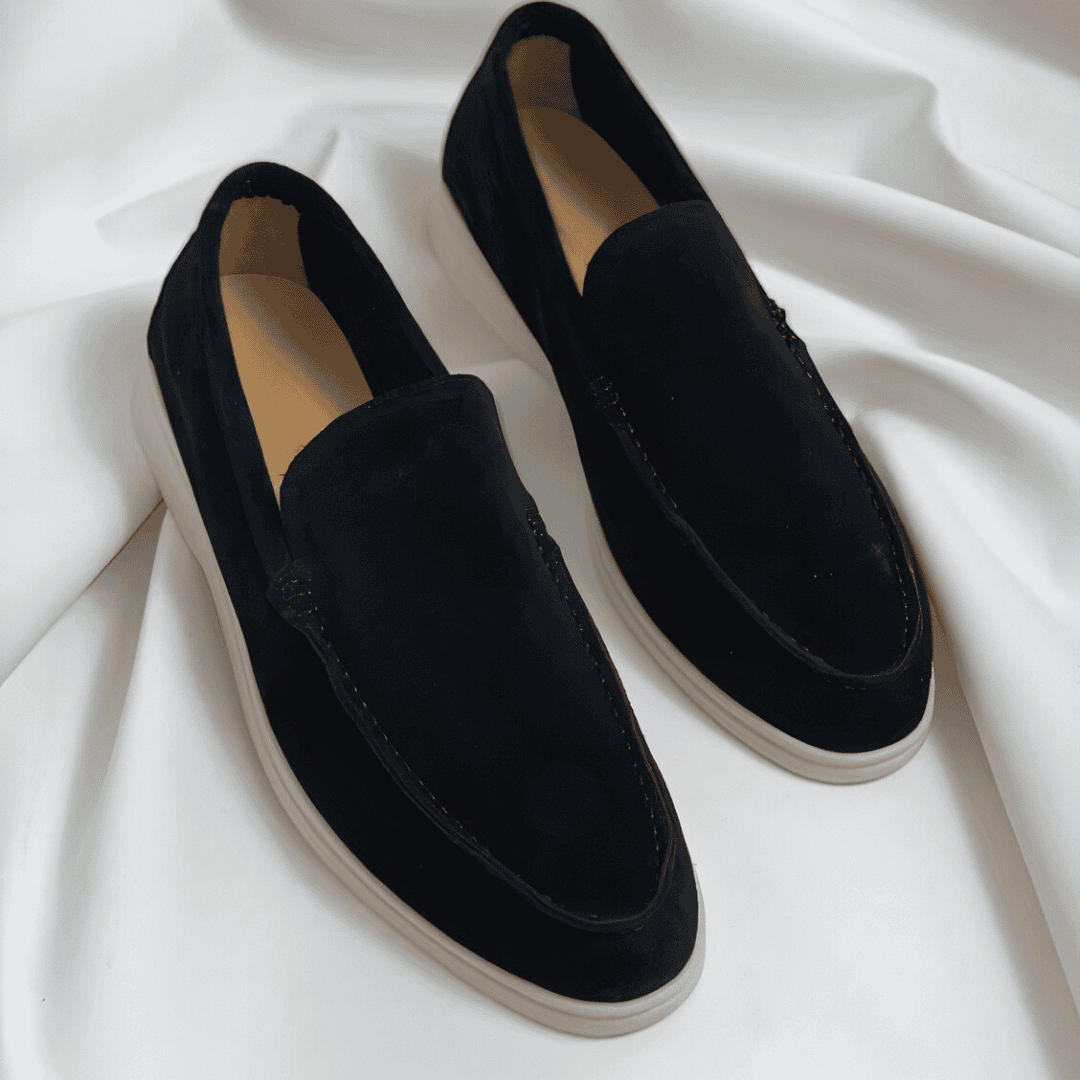 Men's suede loafers - versatile slip-on shoes for casual wear