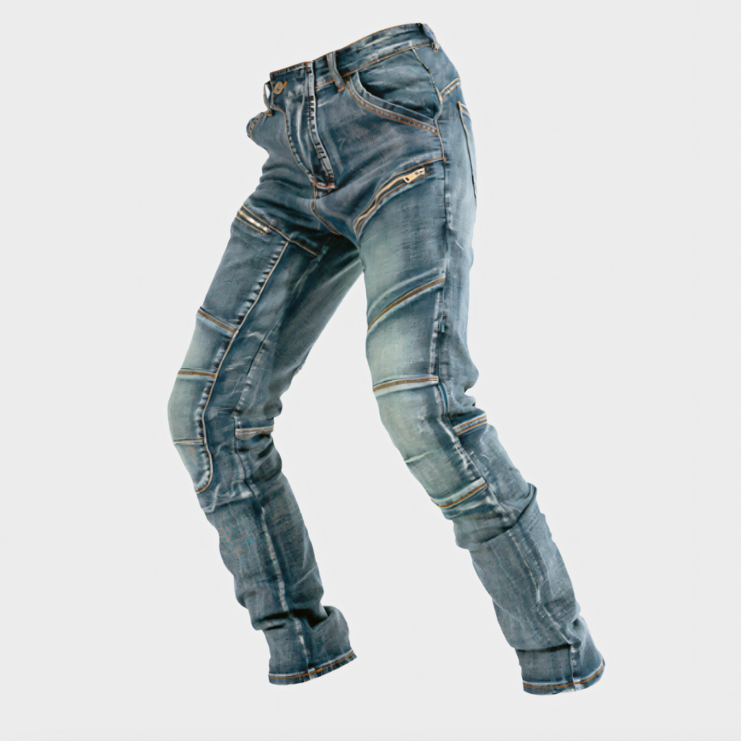 Men’s Slim Fit Denim Jeans – Blue Casual Style