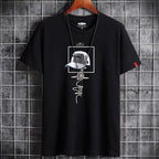 Men's casual t-shirt modern graphic print short sleeve - comfortable everyday tee for relaxed outings