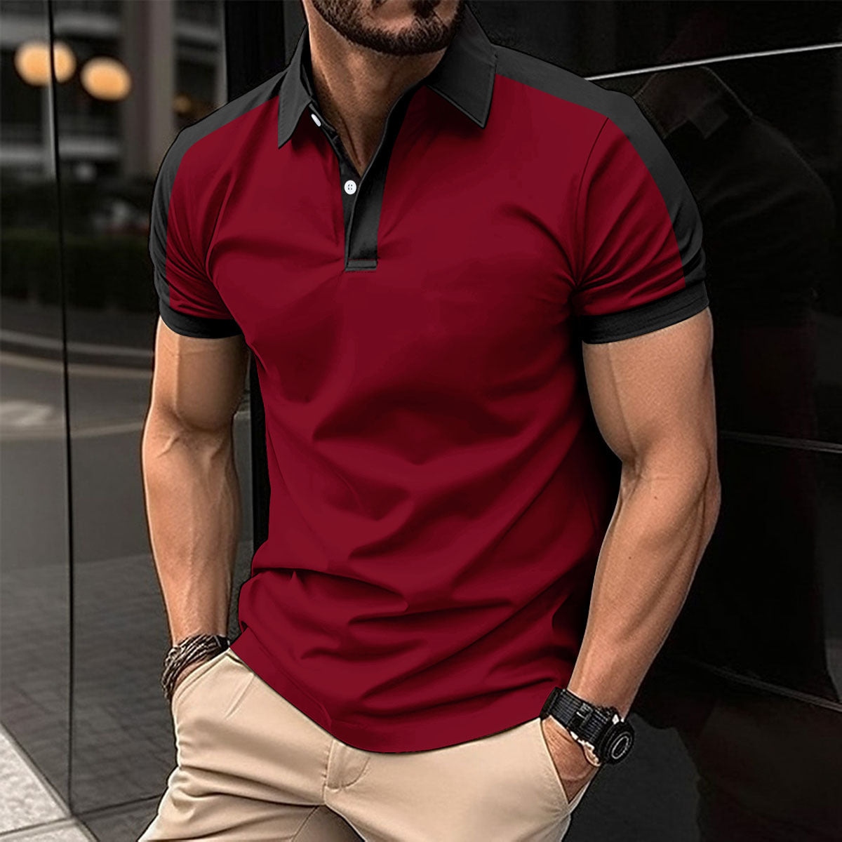 Men's polo shirt - sophisticated casual attire for modern style