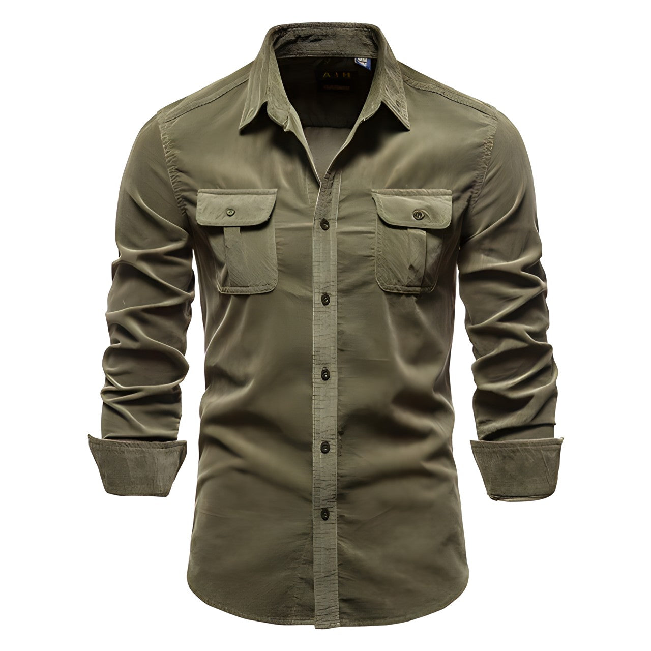 Men's casual shirt lightweight long sleeve - versatile fashionable wear for everyday style