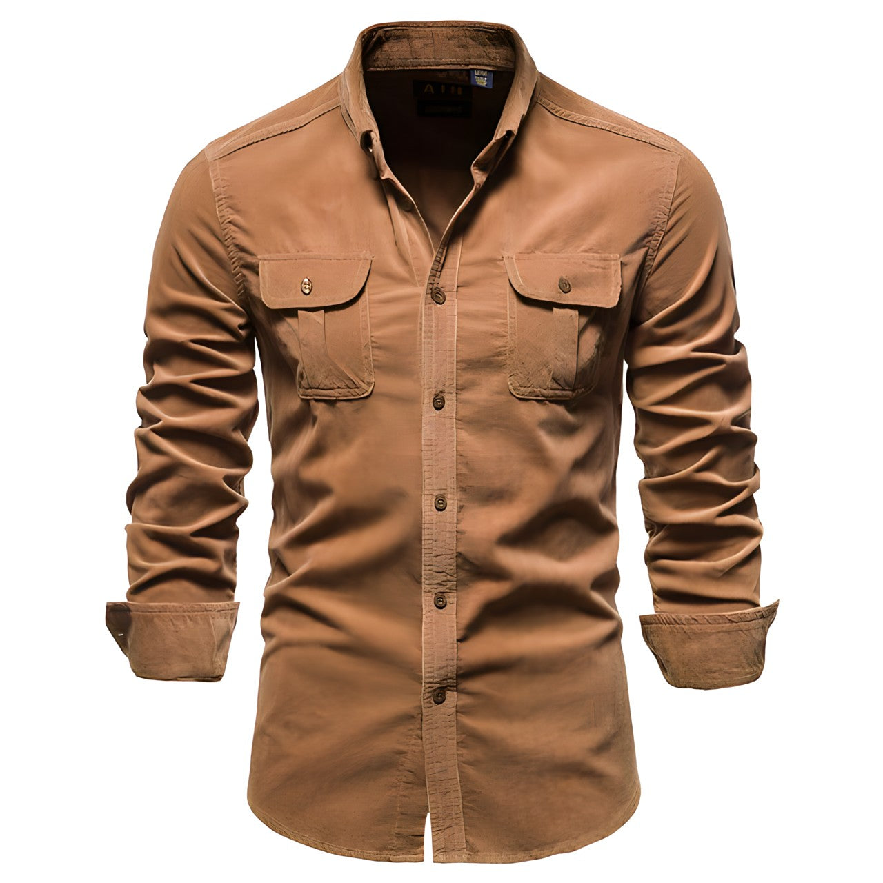 Men's casual shirt lightweight long sleeve - versatile fashionable wear for everyday style