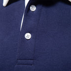 Long-sleeve polo shirt - timeless men's versatile top