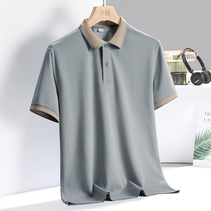 Men's polo shirt - timeless style casual attire - versatile short sleeve top for everyday wear
