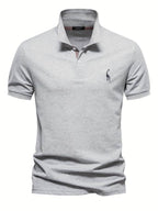 Men's elegant polo shirt - classic casual wear for everyday coziness
