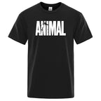 Men's casual t-shirt animal print design - short sleeve tee for everyday wear