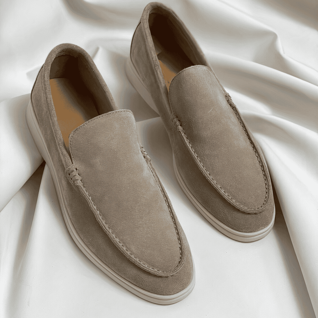Men's suede loafers - versatile slip-on shoes for casual wear