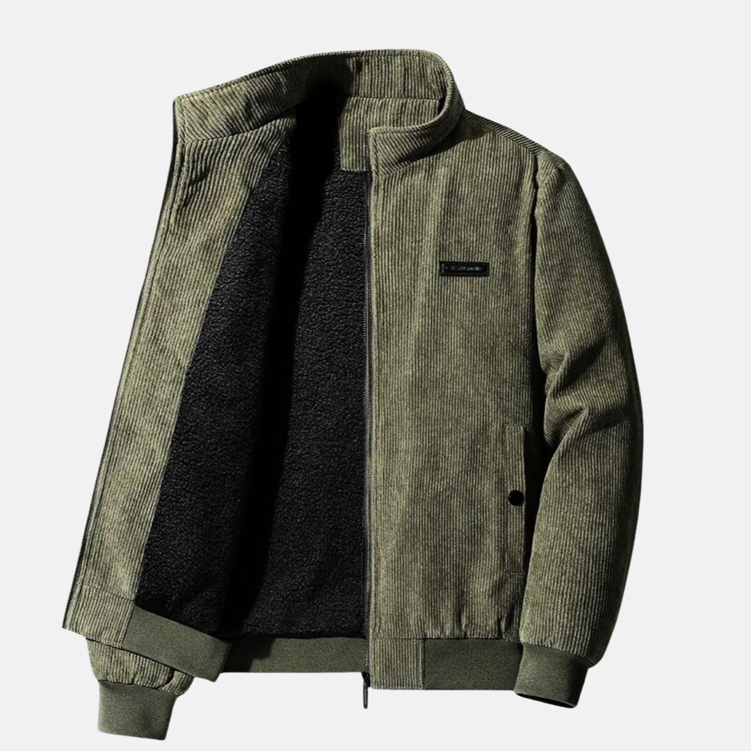 Men’s Retro Cord Jacket - Stylish Casual Layering