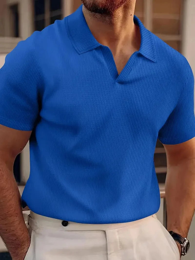 Men's casual polo shirt - versatile top for everyday wear