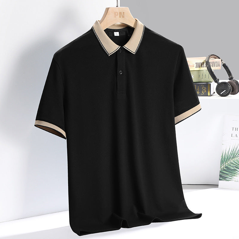 Men's polo shirt - timeless style casual attire - versatile short sleeve top for everyday wear