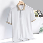 Men's polo shirt - timeless style casual attire - versatile short sleeve top for everyday wear