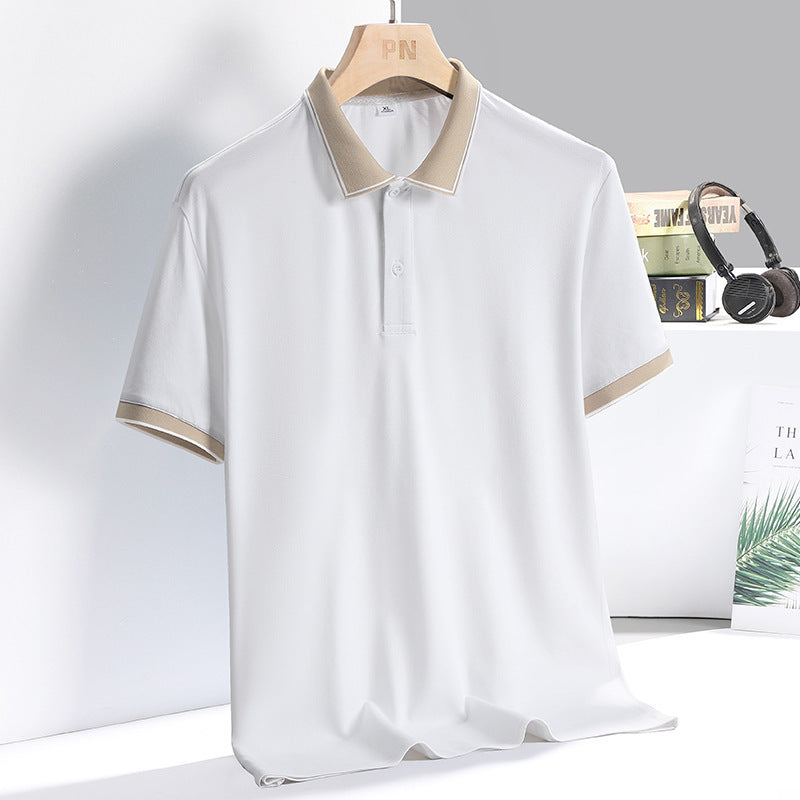 Men's polo shirt - timeless style casual attire - versatile short sleeve top for everyday wear