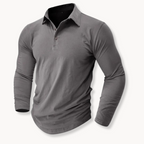 Men's long sleeve polo shirt - timeless and versatile casual top