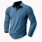 Men's long sleeve polo shirt - timeless and versatile casual top