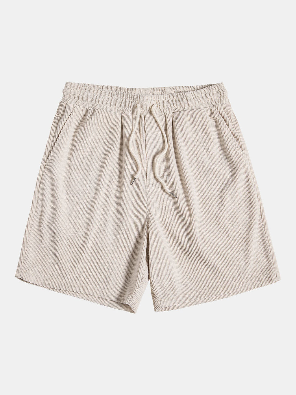 2-piece men’s short sleeve set - ribbed shirt and shorts combination