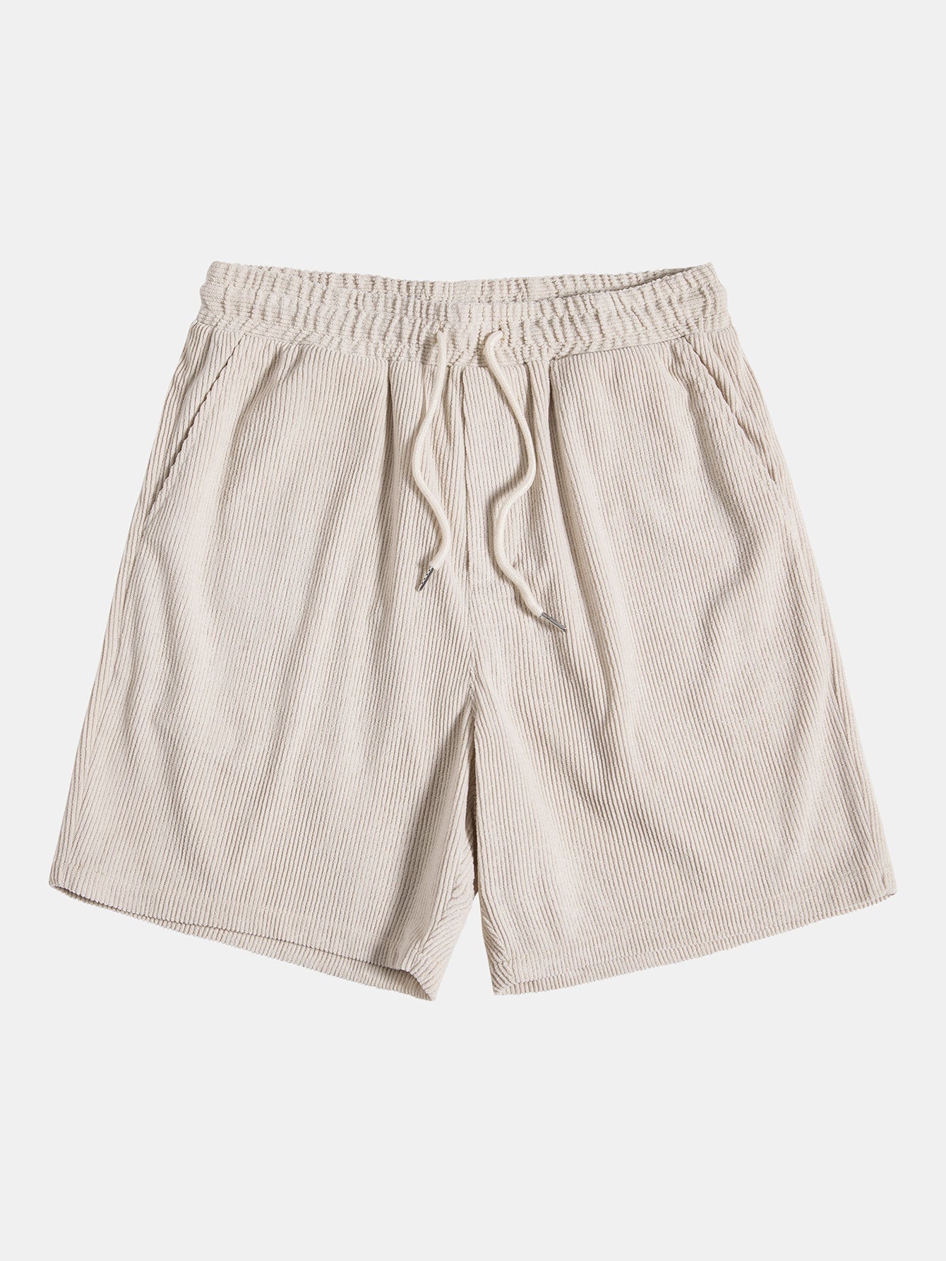 2-piece men’s short sleeve set - ribbed shirt and shorts combination