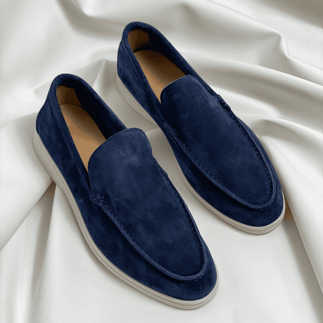 Men's suede loafers - versatile slip-on shoes for casual wear