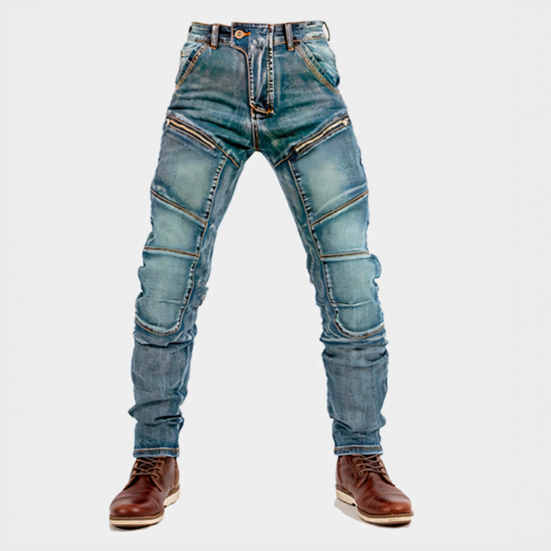 Men’s Slim Fit Denim Jeans – Blue Casual Style