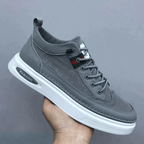 Men's urban sneakers - stylish leather lace-up shoes for everyday fashion