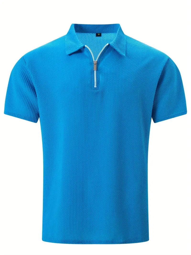 Polo shirt with zip detail - versatile men’s casual polo for various occasions
