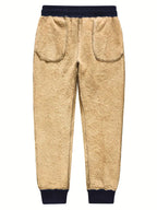 Men's sweatpants versatile black jogging trousers for casual & exercise - lightweight, elastic waist, functional pockets