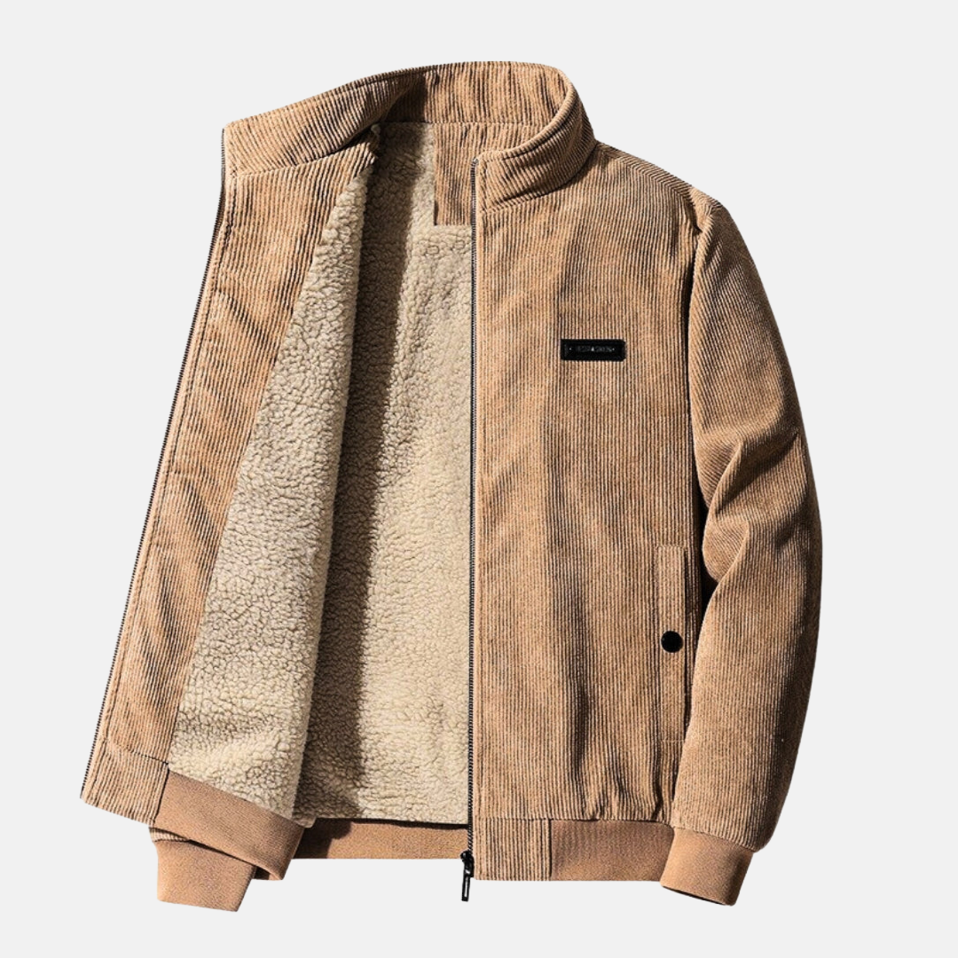 Men’s Retro Cord Jacket - Stylish Casual Layering