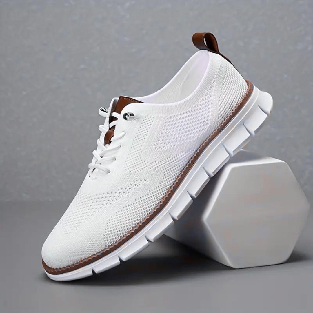 Men's lightweight knit sneakers - breathable casual footwear for everyday wear