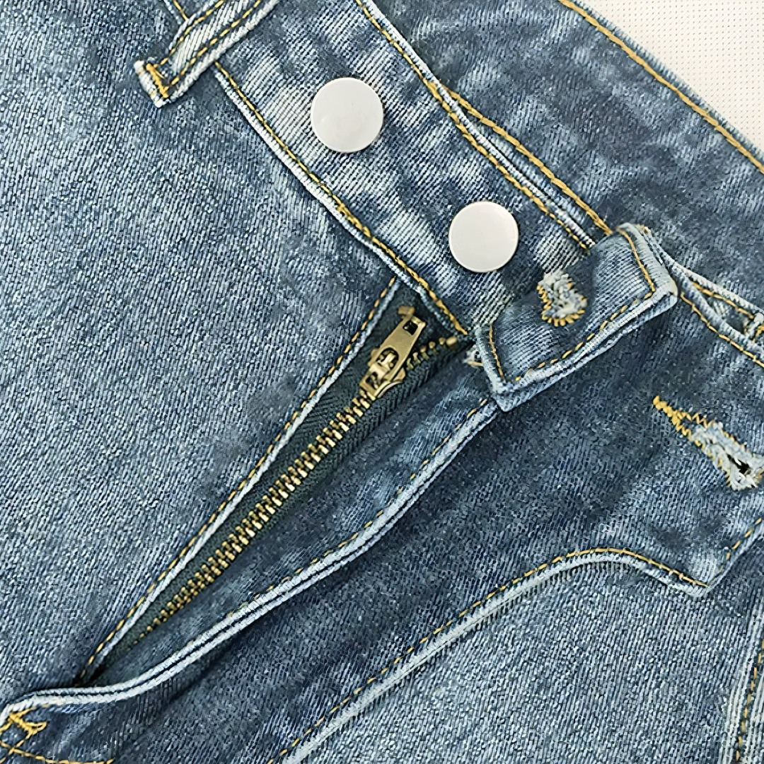 Men’s Slim Fit Denim Jeans – Blue Casual Style