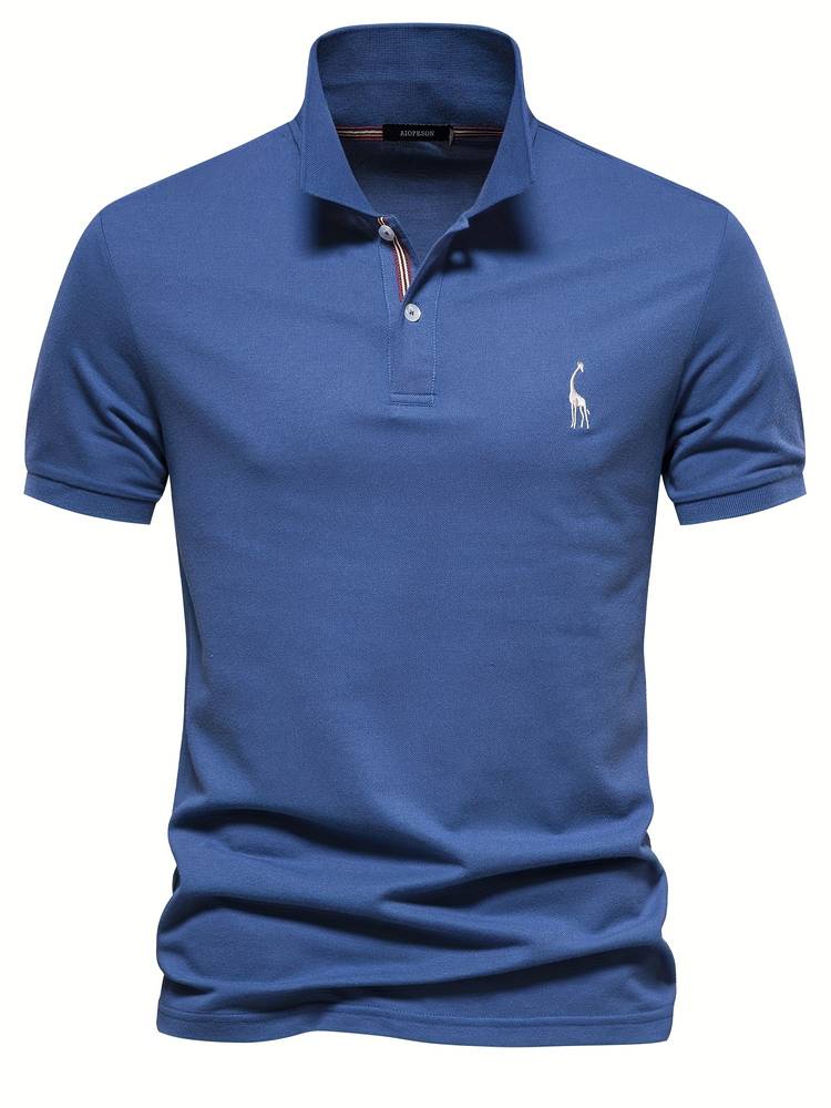Men's elegant polo shirt - classic casual wear for everyday coziness