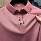 Men's polo shirt athletic fit casual wear - short sleeve top, easy care fabric for smart-casual occasions